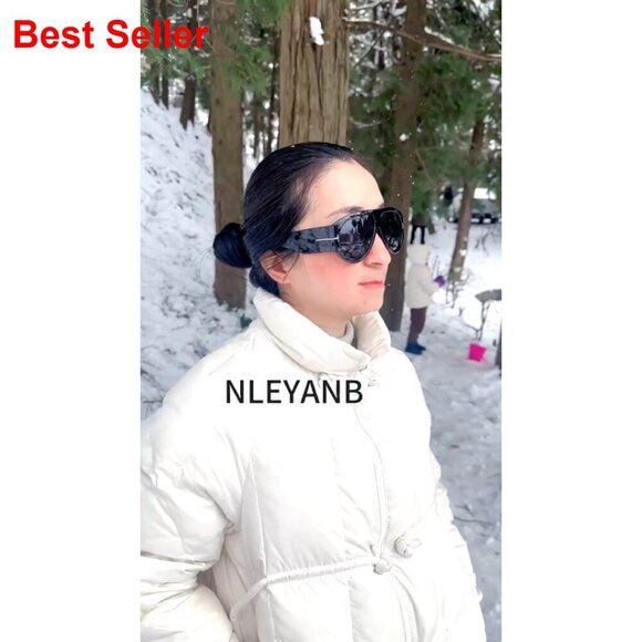 3-Pack Oversized Aviator Sunglasses UV400 Protection Unisex Retro main image 2